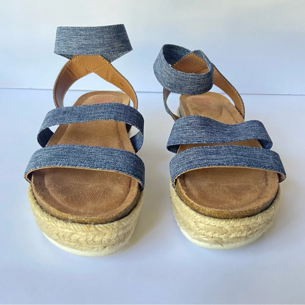 Jellypop Halstein Platform Esparille Sandals Size 2